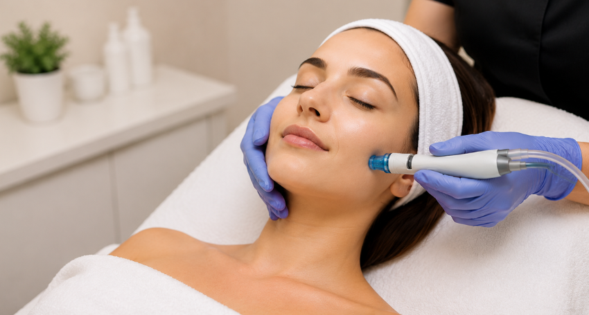 Hydrafacial treatment at My Secret Med Spa